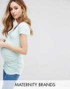 Isabella Oliver Cap Sleeve Scoop Neck Top - Pink