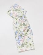 Asos Design One Shoulder Midi Dress In Floral Print-multi