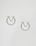 Designb Hoop Earrings - Silver