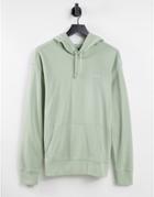 Hollister Icon Logo Hoodie In Sage Green