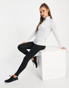Under Armour Training Tech 1/2 Zip Long Sleeve Top In Gray-grey
