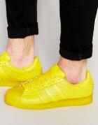 Adidas Originals Superstar Adicolor Sneakers In Yellow S80328 - Yellow