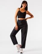 Dr Denim Bella Oversized Mom Jeans In Black