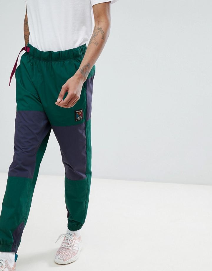 Adidas Originals Atric Outdoor Joggers In Green Cd6806 - Green | LookMazing