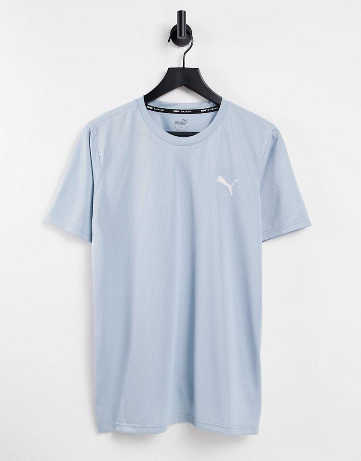Puma Train Fav Blaster 7inch T-shirt In Blue Fog