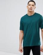 Bershka Oversize Fit T-shirt In Green - Green