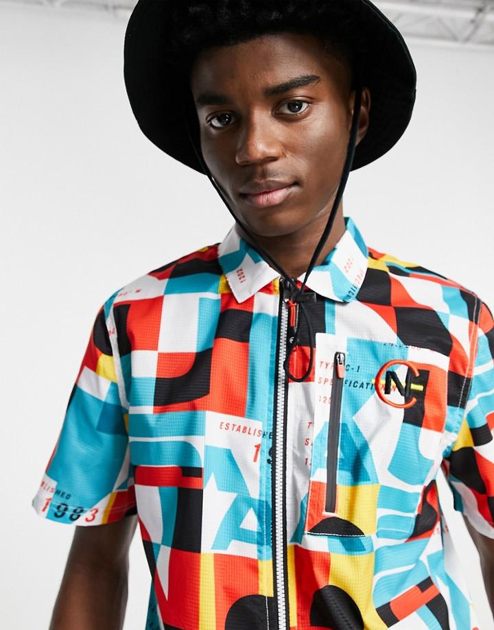 Nautica Competition Frap Set Sports Shirt In Multi