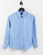 Y.a.s Classic Poplin Shirt In Blue-blues