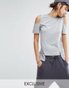 Bones Essential Drapey T-shirt - Gray Marl