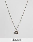 Reclaimed Vintage Inspired Necklace With Spinning Coin Pendnat Exclusive At Asos - Gold