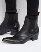 Jeffery West Sylvian Leather Chelsea Boots - Black