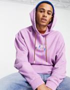 Crooked Tongues Hoodie With Logo Print In Purple