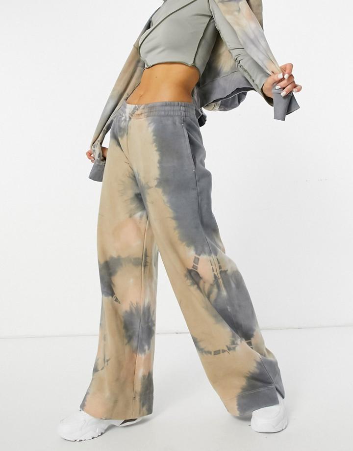 Weekday Roxa Straight Leg Sweatpants In Tie Dye Set-multi