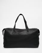 Asos Carryall With Cut And Sew Panel - Black