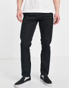 Carhartt Wip Sid Slim Chino Pant In Black