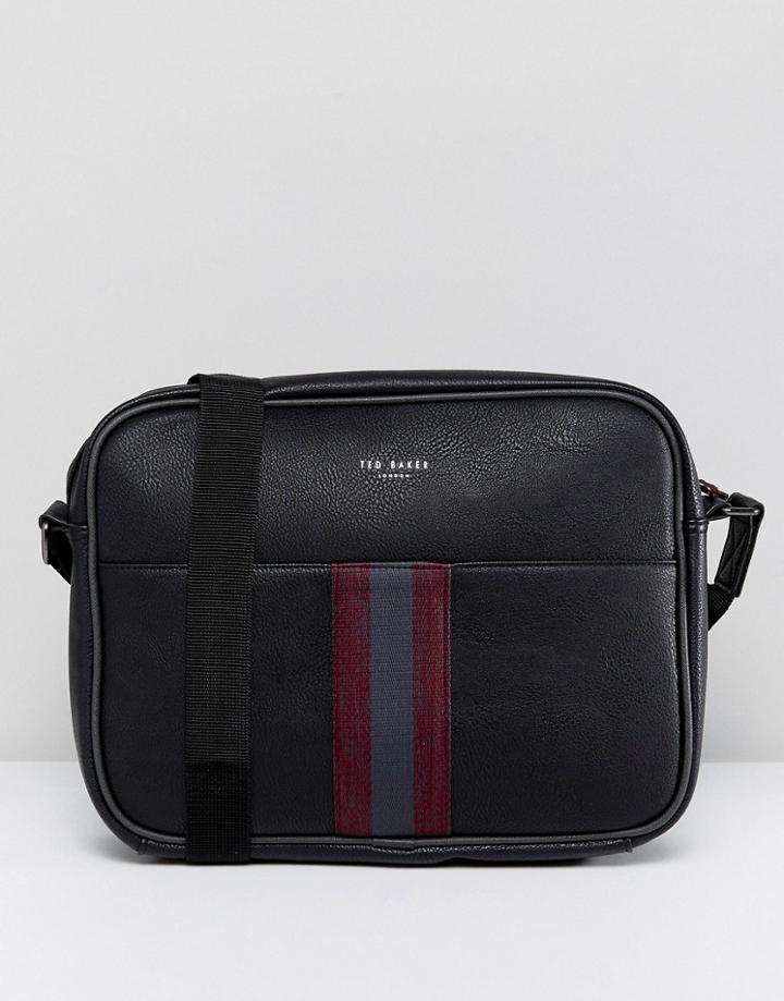Ted Baker Kestral Messenger Bag With Webbing - Black