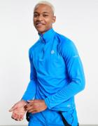 Dare 2b Fuse Up Ii Core Stretch Mid Layer Half Zip Sweatshirt In Blue