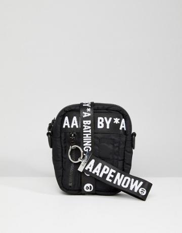 Aape By A Bathing Ape Flight Bag In Black - Black