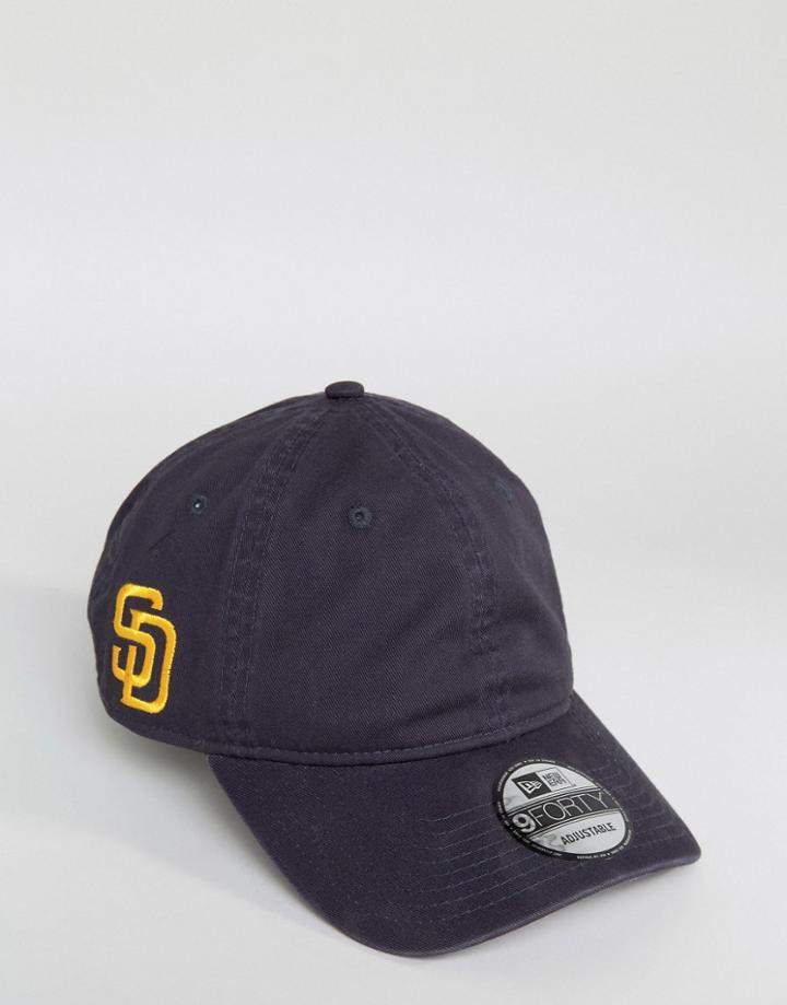 New Era 9forty Adjustable Cap San Diego Padres - Navy
