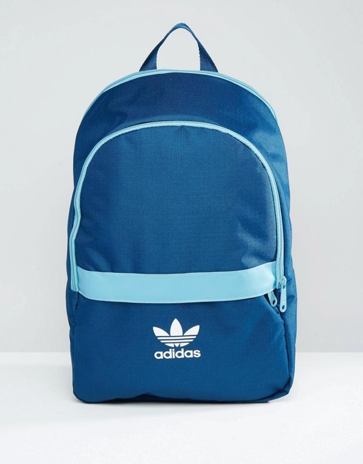 Adidas Essential Backpack In Navy - Navy