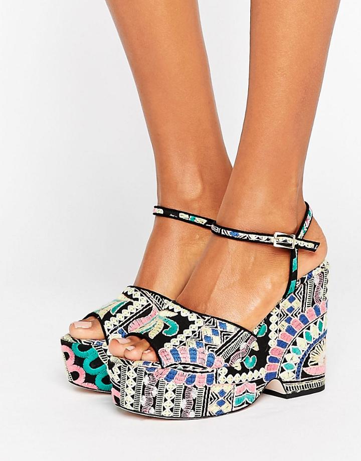 Asos Horatio Wedge Sandals - Multi