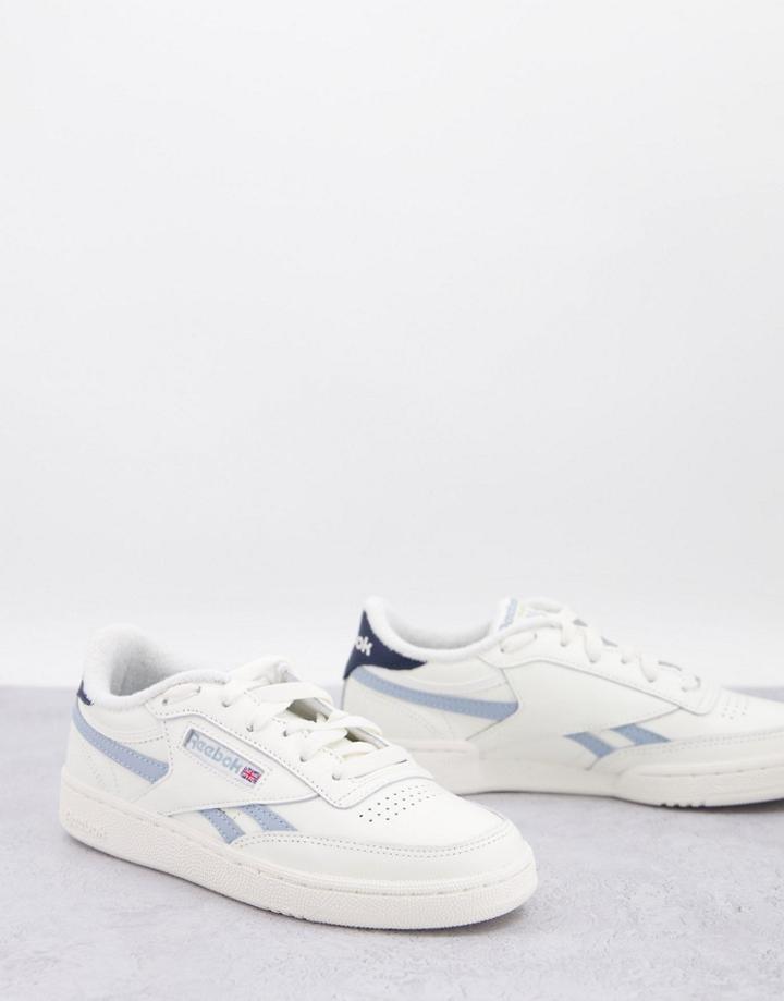 Reebok Club C Revenge Sneakers In Chalk And Blue-white