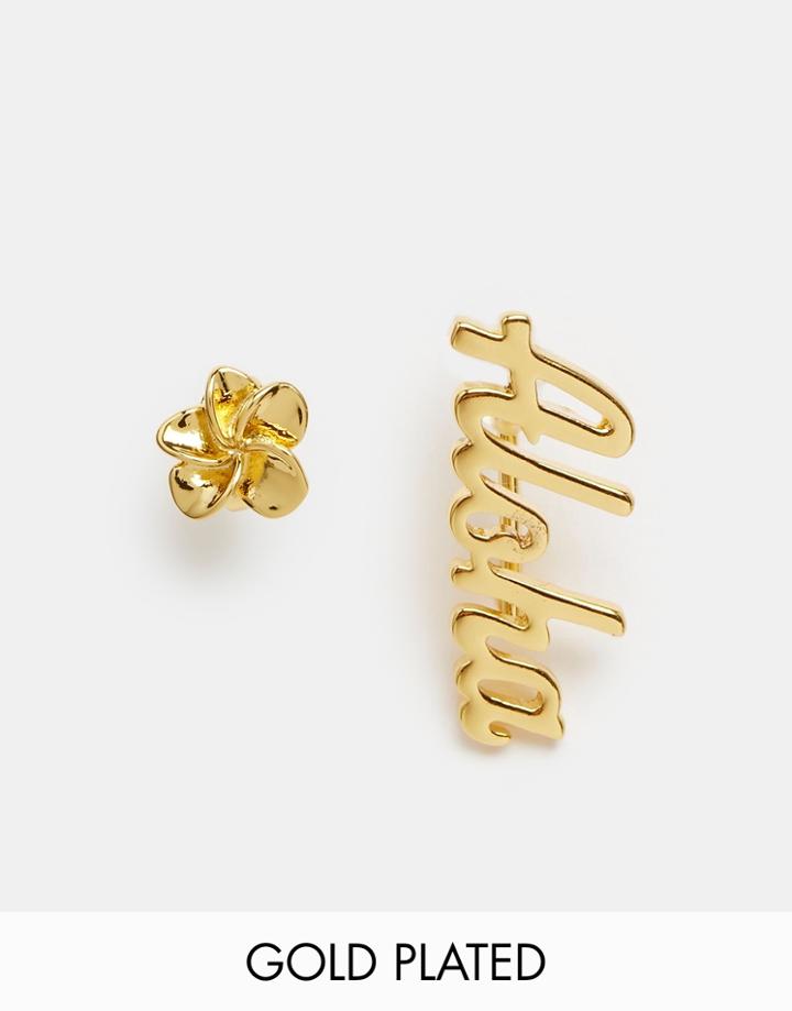Gorjana Ear Climber Earrings Set - Gold