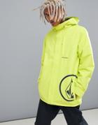 Volcom 17 Forty Insulated Jacket In Yellow - Yellow