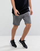Abercrombie & Fitch Sports Shorts Stretch In Charcoal Marl - Gray
