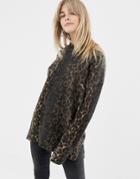 Allsaints Leopard Print Sweater - Brown