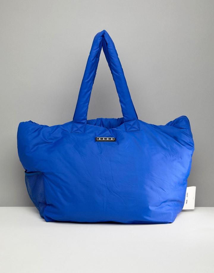Asos 4505 Puffer Shopper - Blue