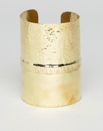 Made Beaten Cuff - Gold