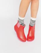 Call It Spring Henrion Red Wellington Ankle Boots - Red