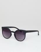 Quay Australia Cat Eye Sunglasses - Black