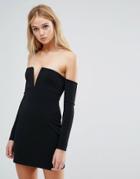 Bec & Bridge Cosmology Mini Dress - Black