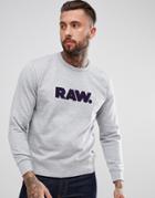 G-star Raw Applique Sweatshirt - Gray