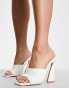 Raid Jemma Platform Heel Sandals In White