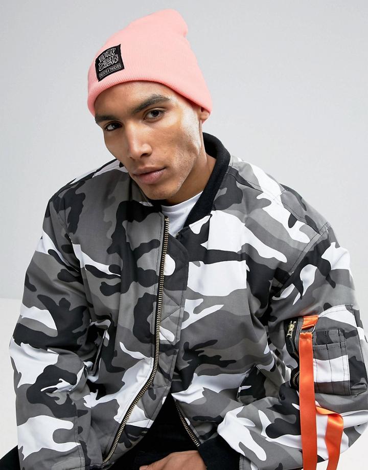 Cheats And Thieves Beanie - Pink