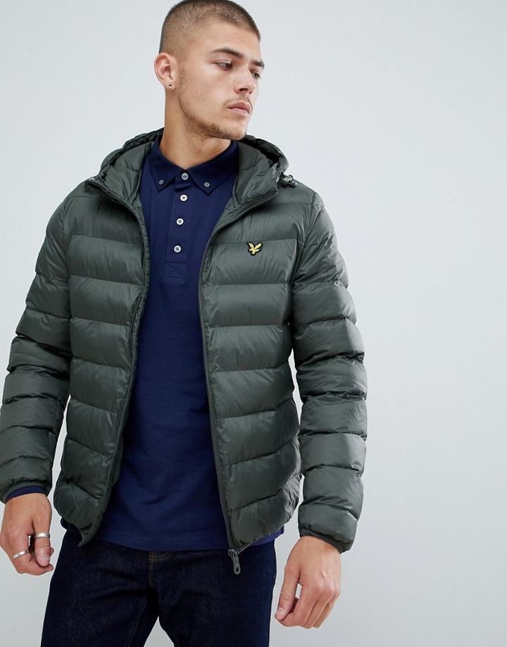 Lyle & Scott Lightweight Puffer Jacket - Green
