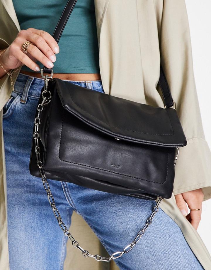 Nali Chain Strap Shoulder Bag In Black