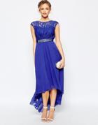 Coast Lori Lee Maxi Dress In Cobalt Blue - Cobalt Blue