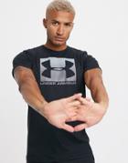 Under Armour Box Logo T-shirt In Black