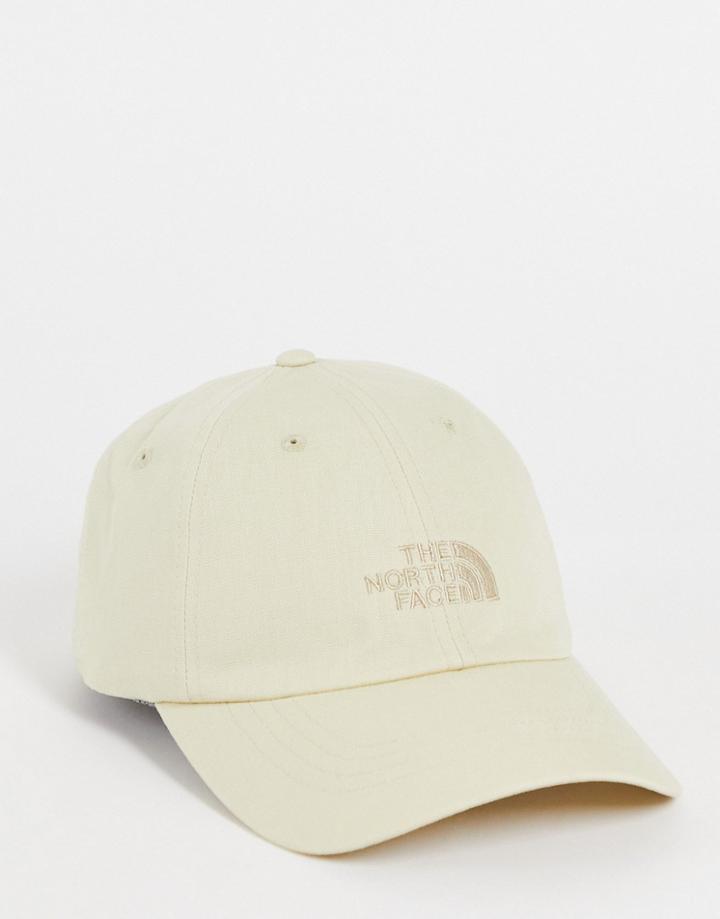 The North Face Norm Baseball Cap In Cream-white