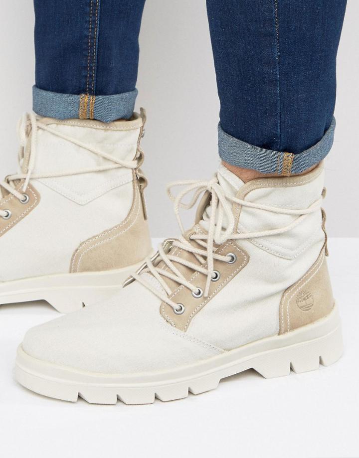 Timberland Cityblazer 4 Eye Canvas Boots - Gray