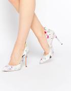 Ted Baker Savenniers Floral Print Leather Pumps - Multi