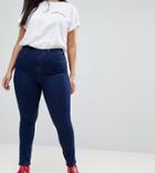 New Look Curve 5 Pocket Jegging - Navy