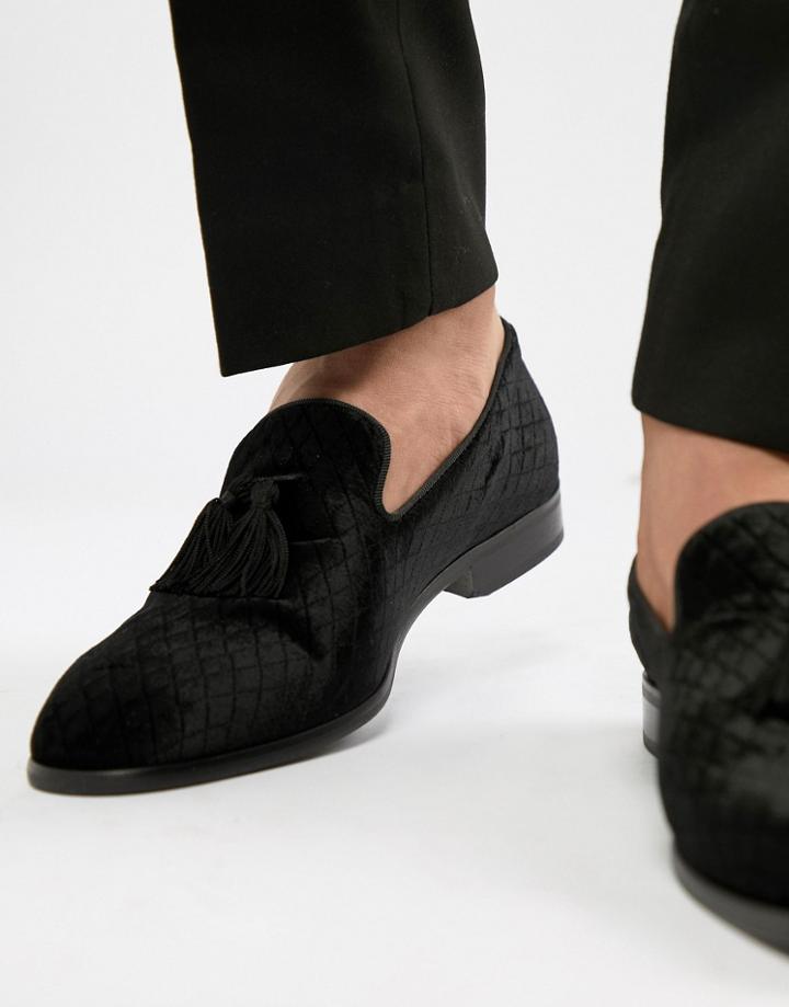 Kurt Geiger London Randolph Tassel Loafers - Black