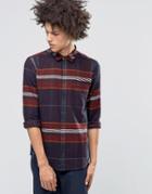 Weekday Delta Flannel Shirt - Red