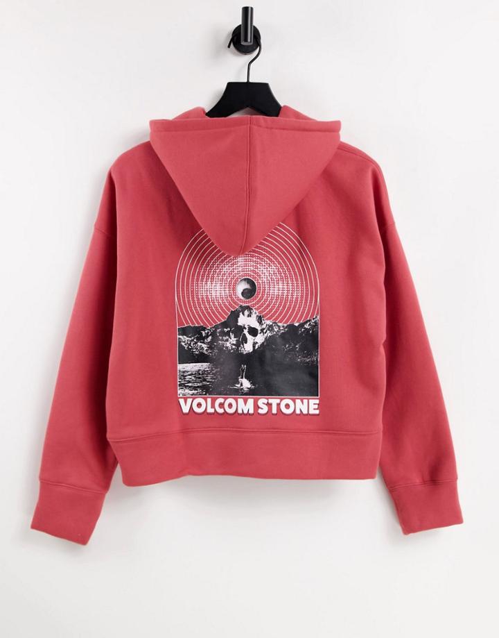 Volcom Voltrip Hoodie In Red
