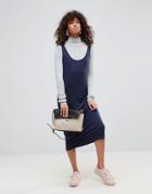 Pieces Billo Midi Tank Dress - Navy